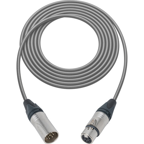 Sescom XLM6-XLF6 Belden & Neutrik 6-Pin XLR Male to 6-Pin XLR Female Audio Cable (10')