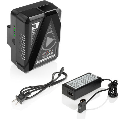 SHAPE Full Play Gold&nbspMount Battery Kit with Portable D-Tap Charger