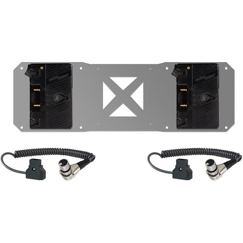 SHAPE 2 x Gold&nbspMount Plates & D-Tap Cables for Atomos Sumo