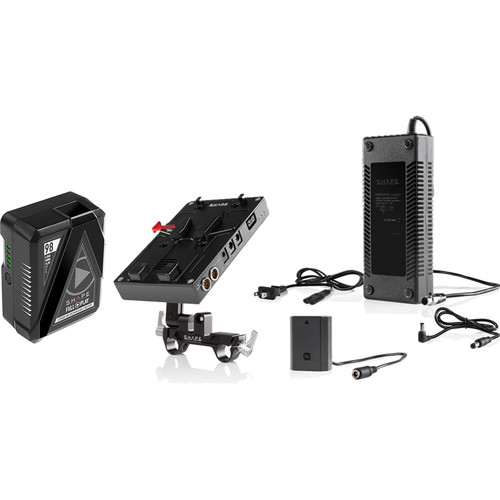 SHAPE J-Box Camera Power & Charger Kit with 98Wh Battery for Sony FX3/a7R III/a7 III/a7S III/a7 IV