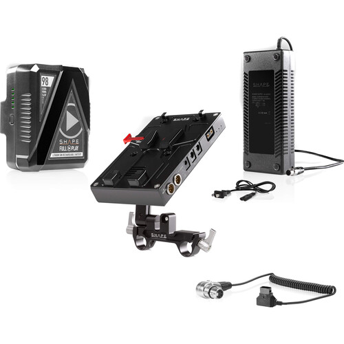 SHAPE 98Wh Battery and J-Box Power Kit for Canon C500 Mark II/C300 Mark III