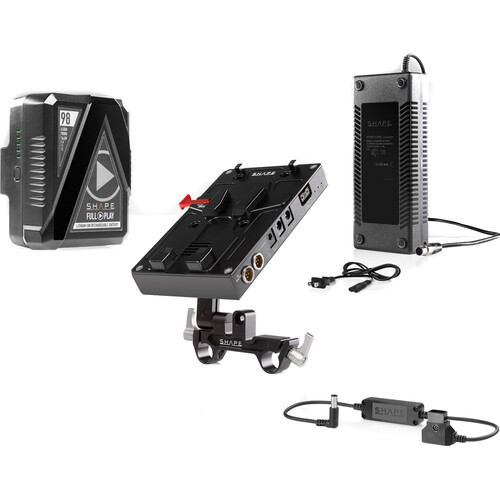 SHAPE 98Wh V-Mount Battery and J-Box Power Kit for Sony PXW-FX9