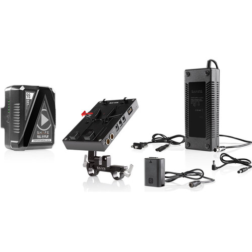 SHAPE J-Box Camera Power & Charger Kit with 98Wh Battery for Sony a7 Series