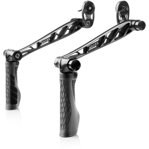SHAPE New Generation Quick Handles with ARRI-Style Rosette (Long Length Pair)