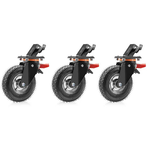 SHAPE Montreal Big Wheels for 1-1/4'' Square Legs (Set of 3)