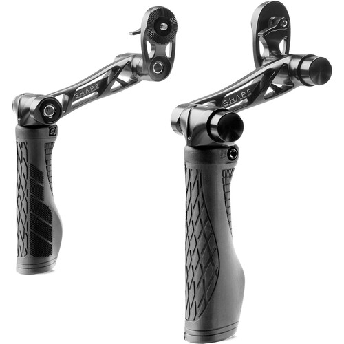 SHAPE New Generation Quick Handles with ARRI-Style Rosette (Short Length Pair)