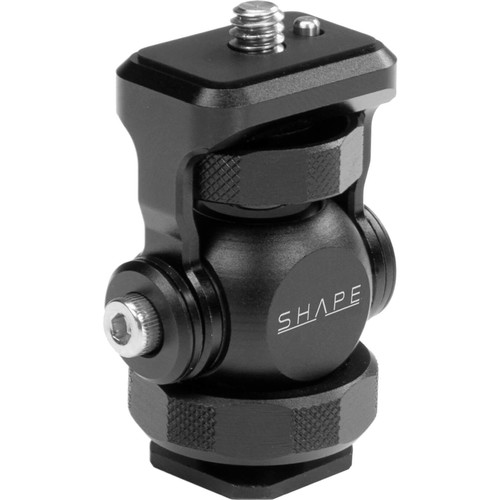 SHAPE Friction Swivel and Tilt Mount with Shoe Adapter to 1/4