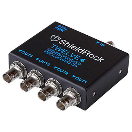 ShieldRock 12G-SDI 4x Reclocking Distribution Amplifier