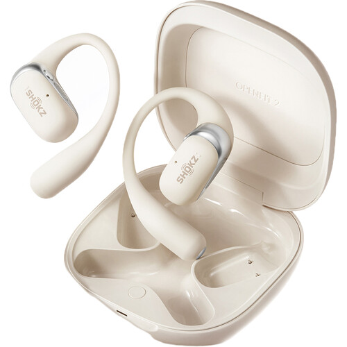 SHOKZ OpenFit 2 True Wireless Open-Ear Headphones (Beige)