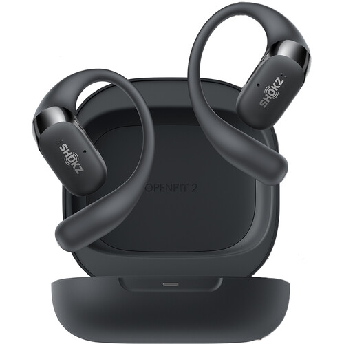 SHOKZ OpenFit 2 True Wireless Open-Ear Headphones (Black)