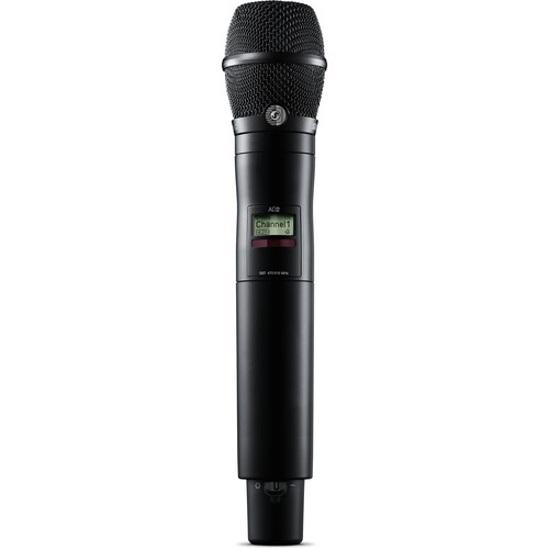 Shure AD2/K11B Digital Handheld Wireless Microphone Transmitter with KSM11 Capsule (G57: 470 to 616 MHz Black)