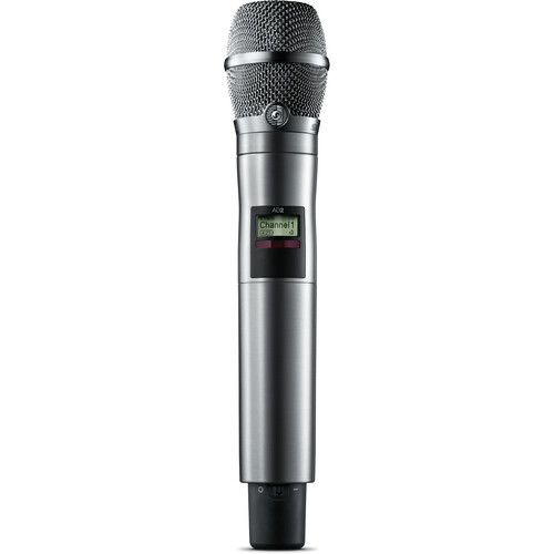 Shure AD2/K11N Digital Handheld Wireless Microphone Transmitter with KSM11 Capsule (G57: 470 to 616 MHz Nickel)