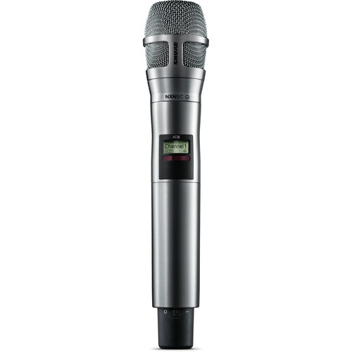 Shure AD2/N8CN Digital Handheld Wireless Microphone Transmitter with Nexadyne 8/C Cardioid Capsule (G57: 470 to 608 + 614 to 616 MHz Nickel)