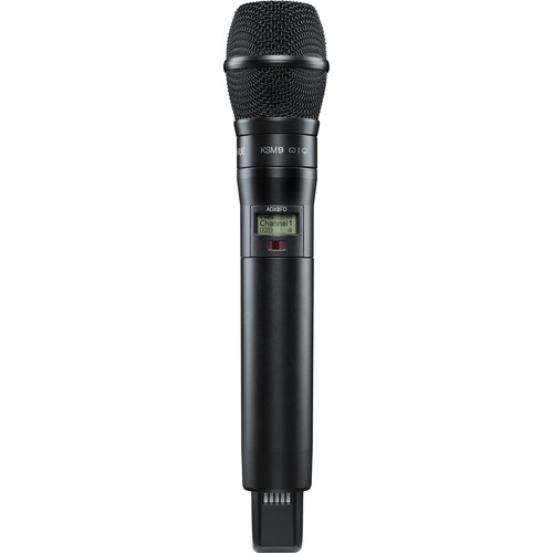 Shure ADX2FD/K9B Digital Handheld Wireless Microphone Transmitter with KSM9 Capsule (G57: 470 to 616 MHz Black)