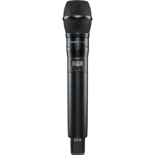 Shure ADX2FD/K9HSB Digital Handheld Wireless Microphone Transmitter with KSM9HS Capsule (G57: 470 to 616 MHz Black)