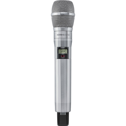 Shure ADX2FD/K9HSN Digital Handheld Wireless Microphone Transmitter with KSM9HS Capsule (G57: 470 to 616 MHz Nickel)