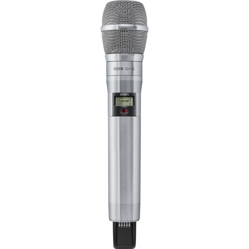 Shure ADX2FD/K9N Digital Handheld Wireless Microphone Transmitter with KSM9 Capsule (G57: 470 to 616 MHz Nickel)