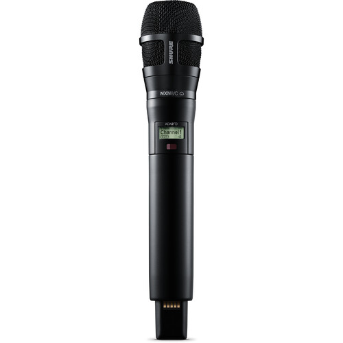 Shure ADX2FD/N8CB Digital Handheld Wireless Microphone Transmitter with Nexadyne 8/C Cardioid Capsule (G57: 470 to 608 + 614 to 616 MHz Black)