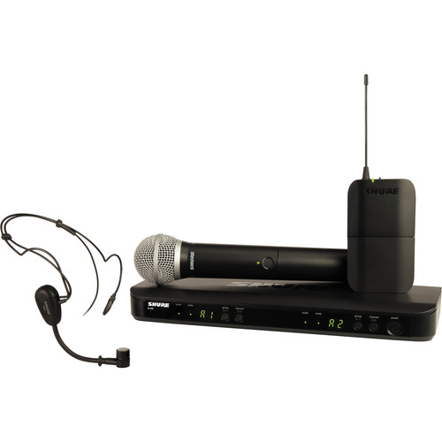 Shure BLX1288 Dual-Channel Combo Wireless BLX1288/PG30=-M15 B&H