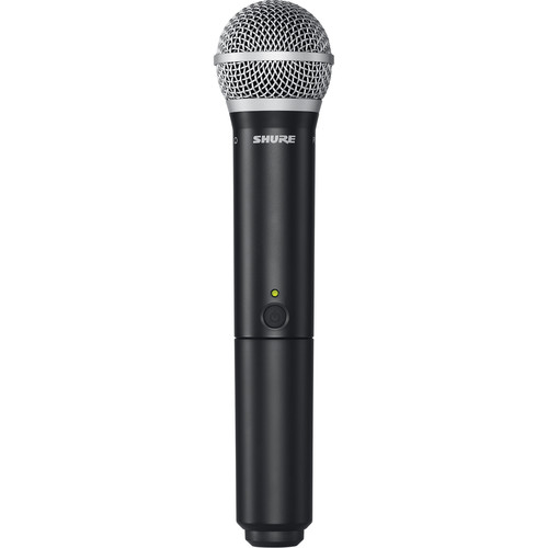 Shure BLX2/PG58 Handheld Wireless Microphone Transmitter with PG58 Capsule (H9: 512 to 542 MHz)