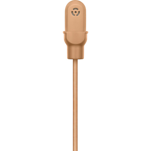 Shure DL4 DuraPlex Omnidirectional Miniature Lavalier Microphone for Bodypack Transmitters (Cocoa 3-Pin LEMO)