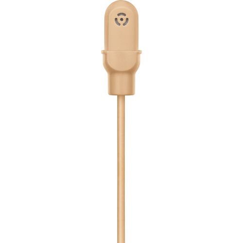 Shure DL4 DuraPlex Omnidirectional Miniature Lavalier Microphone for Bodypack Transmitters (Tan 3-Pin LEMO)