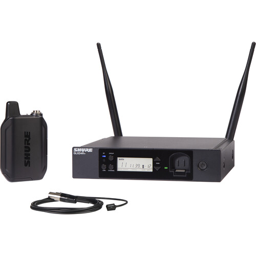 Shure GLXD14R+ Dual-Band Omni Wireless Presenter Rack System (Z3: 2.4 5.8 GHz)