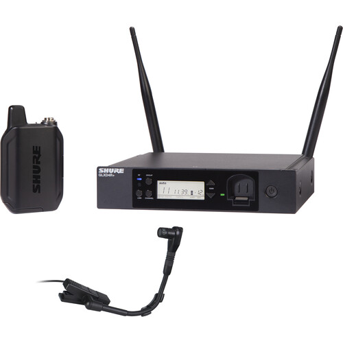 Shure GLXD14R+ Dual-Band Wireless Instrument Rack System (Z3: 2.4 5.8 GHz)