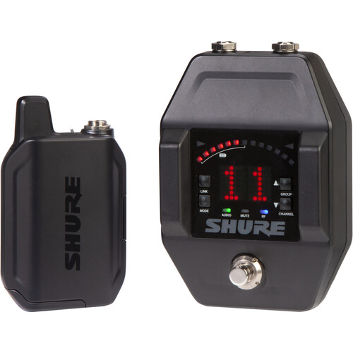 Shure GLXD16+ Dual-Band Wireless Guitar Pedal System (Z3: 2.4 5.8 GHz)