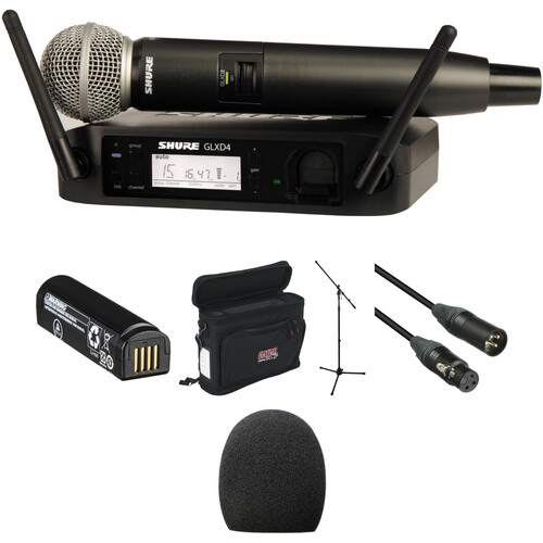 Shure GLXD24/SM58 Digital Wireless Handheld Microphone System