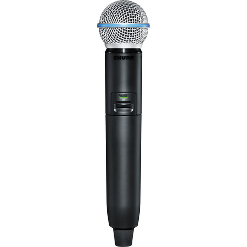 Shure GLXD2+ Dual-Band Wireless Handheld Transmitter with BETA 58A Microphone (Z3: 2.4 5.8 GHz)