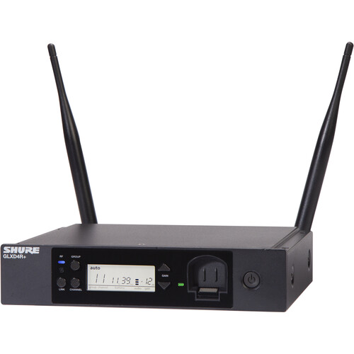 Shure GLXD4R+ Dual-Band Wireless Rack Receiver (Z3: 2.4 5.8 GHz)