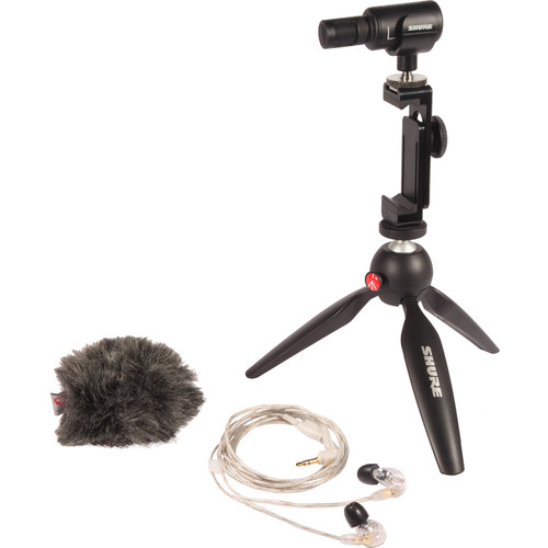 Shure MV88+ SE215-CL Portable Videograph