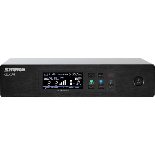 Shure QLXD4 Digital Wireless Receiver (J