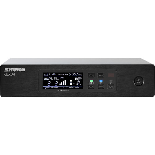 Shure QLXD4 Digital Wireless Receiver (V