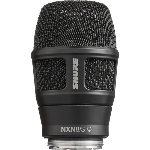 Shure Nexadyne 8/S Supercardioid Revonic Microphone Capsule for Wireless Transmitters (Black)