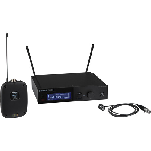 Shure SLXD14+/85M Digital Wireless Low-Profile Cardioid Lavalier Microphone System (G57: 470 to 608 MHz)