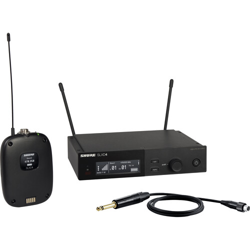 Shure SLXD14 Digital Wireless Guitar System (J52: 558 to 602 + 614 to 616 MHz)