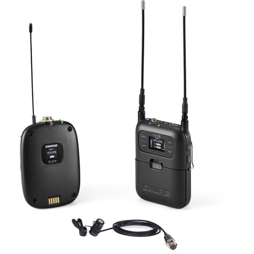 Shure SLXD15/85 Digital Camera-Mount Wireless Cardioid Lavalier Mic System (G58: 470 to 514 MHz)
