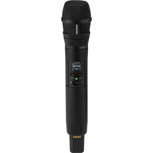 Shure SLXD2+ Digital Wireless Handheld Microphone Transmitter with Nexadyne 8/C Cardioid Capsule (TAA Compliant G57: 470 to 608 MHz)