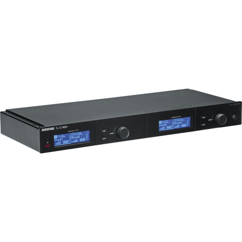 Shure SLXD4Q+ Quad-Channel Digital Wireless Receiver (G57: 470 to 608 MHz)