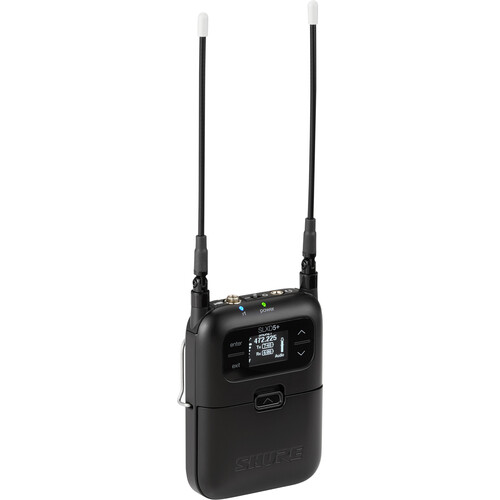 Shure SLXD5+ Digital Camera-Mount Wireless Receiver (TAA Compliant G57: 470 to 608 MHz)
