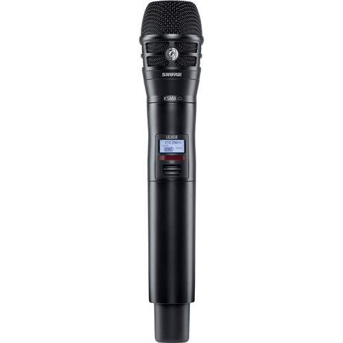 Shure ULXD2/K8B Digital Handheld Wireless Microphone Transmitter with KSM8 Capsule (G57: 470 to 608 MHz)