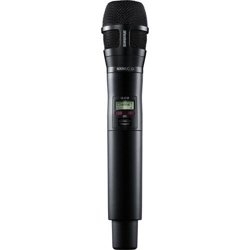 Shure ULXD2/N8CB Digital Handheld Wireless Microphone Transmitter with Nexadyne 8/C Cardioid Capsule (G57: 470 to 608 MHz)