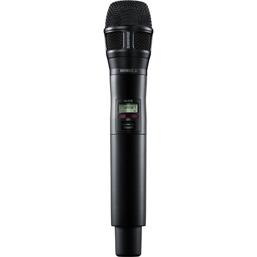 Shure ULXD2/N8SB Digital Handheld Wireless Microphone Transmitter with Nexadyne 8/S Supercardioid Capsule (G50: 470 to 534 MHz Black)