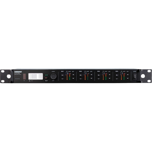 Shure ULXD4Q Quad-Channel Digital Wireless Receiver (X52: 902 to 928 MHz)
