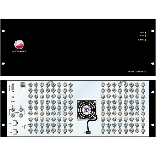 Sierra Video 7272HD-3G Aspen 72 x 72 3G HD-SDI Routing Switcher