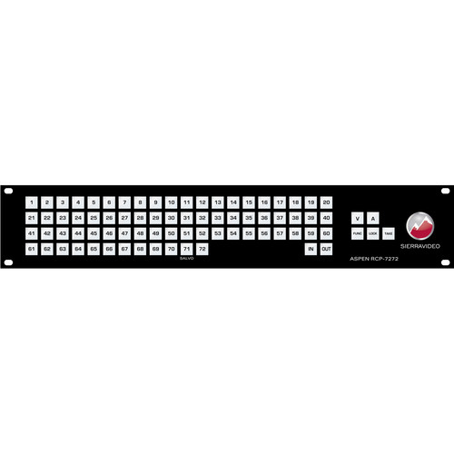 Sierra Video RCP-7272 Remote Control Panel for the 72 x 72 3G HD Switcher