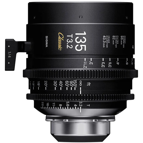 Sigma 135mm T2 Fully Luminous FF High-Speed Cine Prime with /i Technology (PL Mount Meters)