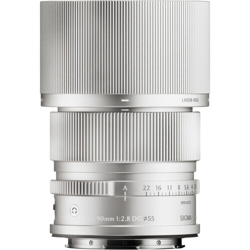 Sigma 90mm f/2.8 DG Contemporary Lens (L-Mount Silver)